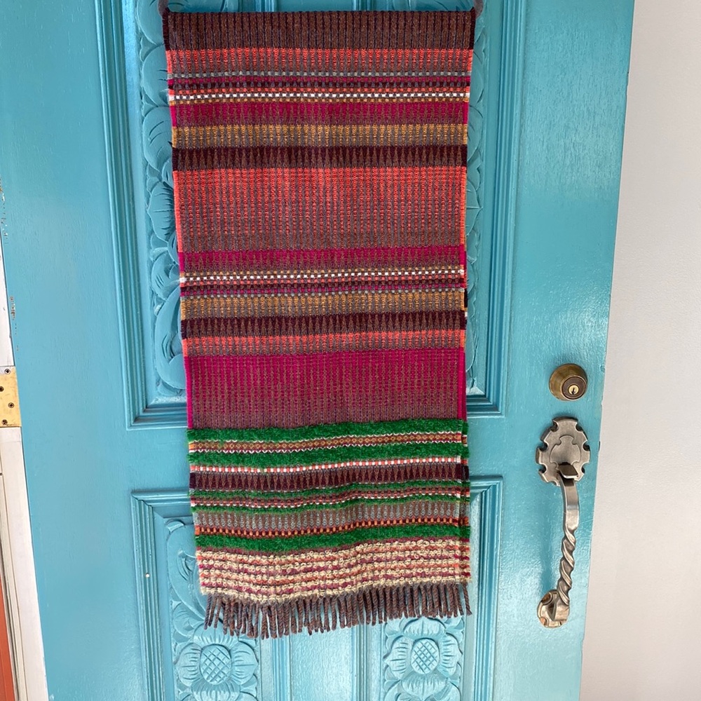 wallace sewell wool scarf made in England